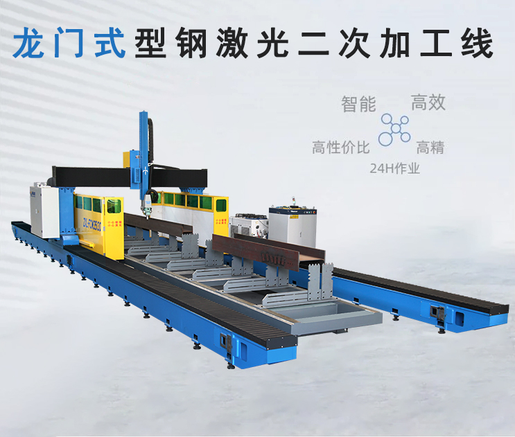 堅持創新 不斷突破|洲翔龍門式型鋼激光二次加工線